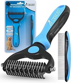 Instrucciones para usar un peine quitapelos en tu mascota