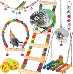Frecuencia ideal para cambiar los juguetes de tu pájaro