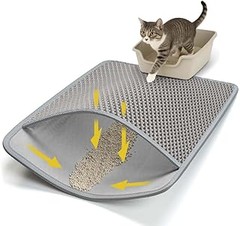¿Cuál es el impacto ambiental de las alfombrillas para areneros de gatos?