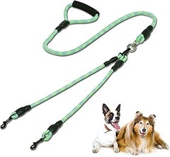 Correas dobles ideales para pasear perros de diferentes tamaños