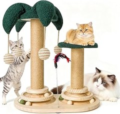 Rascadores para gatos: comparativa entre modelos con y sin juguetes