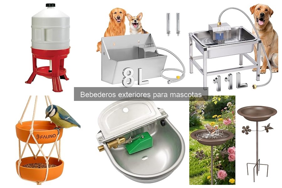 Alternativas a Bebederos Exteriores para Mascotas