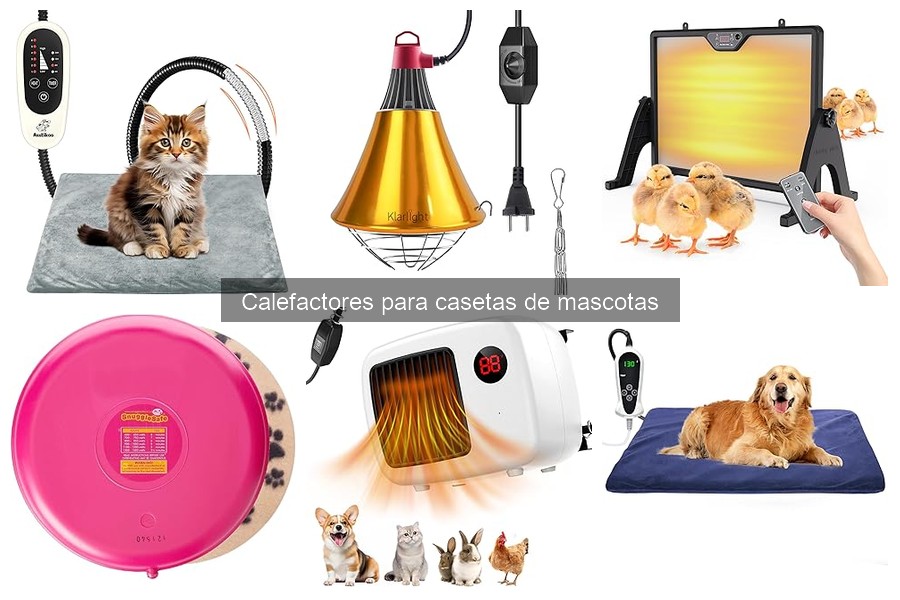 Alternativas a calefactores para calentar casetas de mascotas