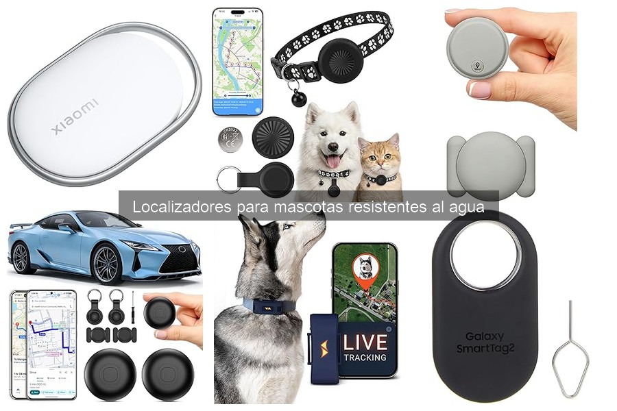 Alternativas a localizadores para mascotas resistentes al agua