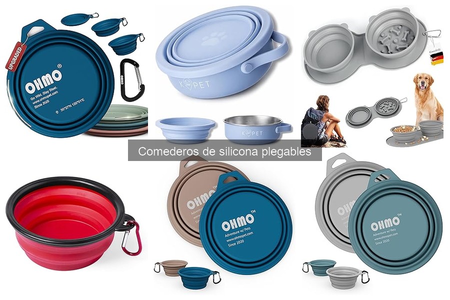 Alternativas a los Comederos de Silicona Plegables para Mascotas