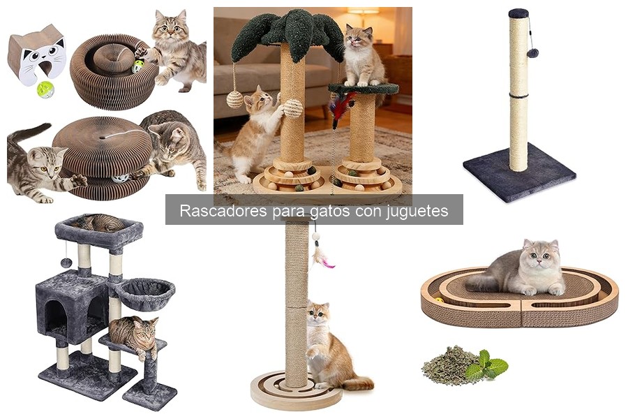 Alternativas a rascadores para gatos con juguetes: ¡diversión asegurada!