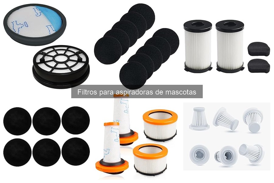 Alternativas efectivas para filtros de aspiradora de mascotas