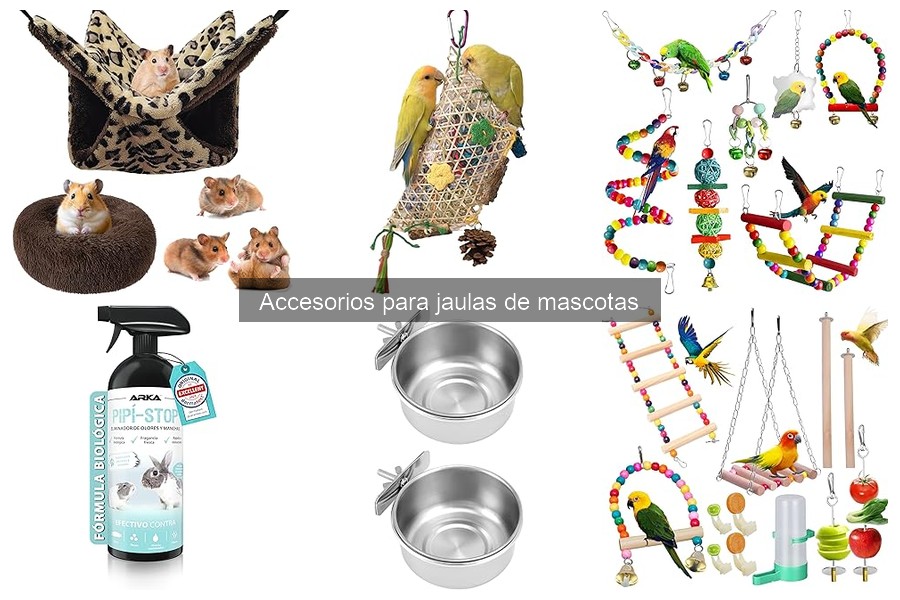 Alternativas innovadoras a accesorios de jaula para mascotas