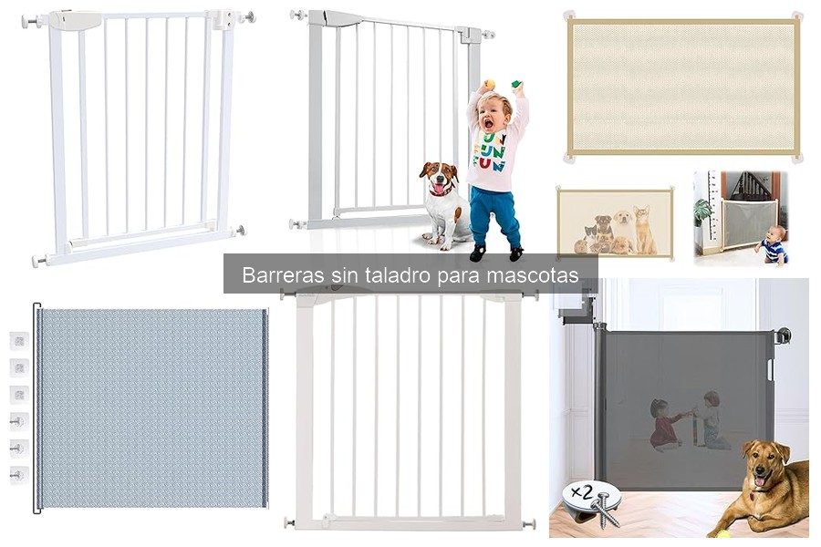 Barreras sin taladro vs. tradicionales: ¿Cuál elegir para tus mascotas?