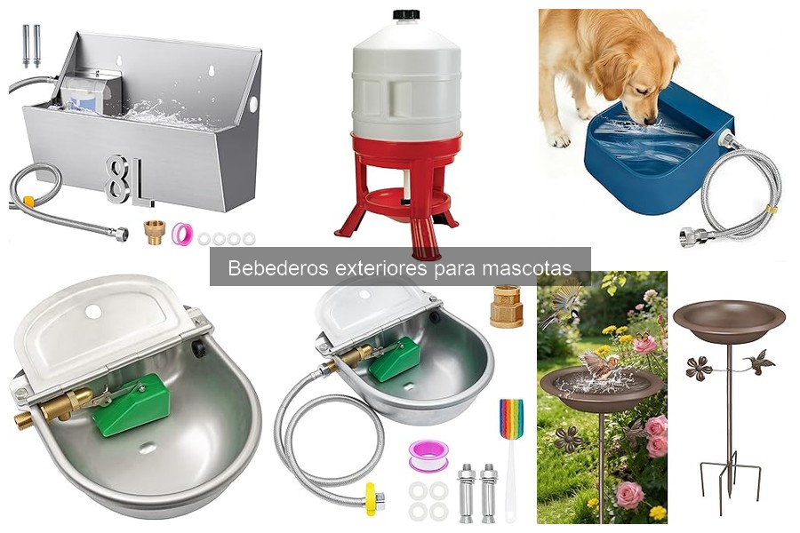 Características de Bebederos Exteriores para Mascotas