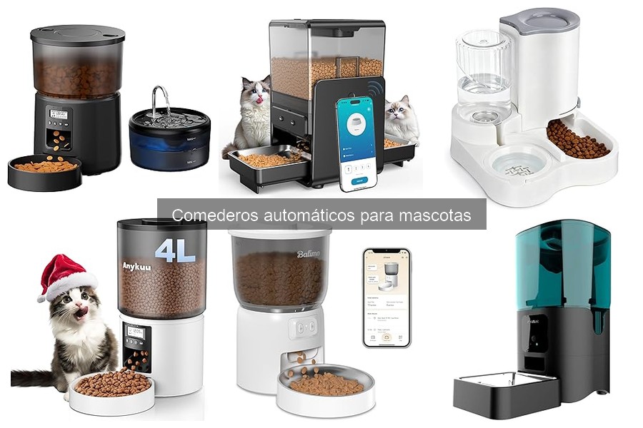 Comederos automáticos: Alimentación controlada para mascotas