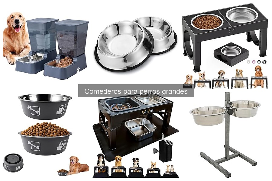 Comederos para perros grandes: Materiales más duraderos