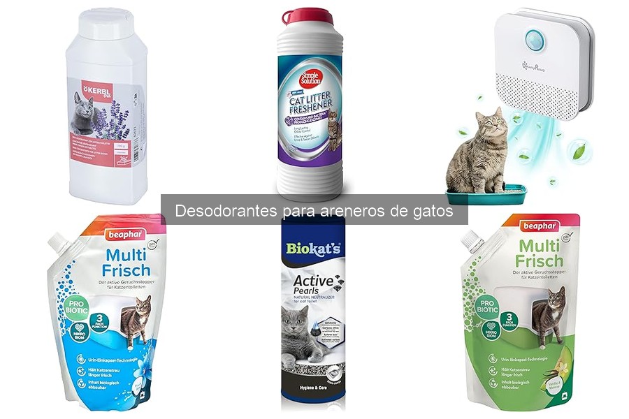 Cómo aplicar desodorante en el arenero de tu gato