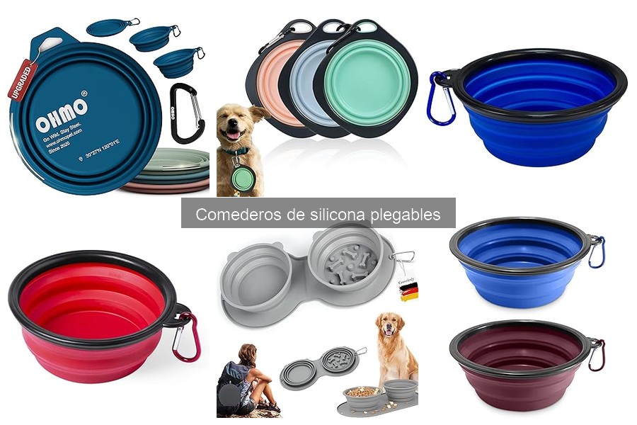 Cómo limpiar comederos de silicona plegables para mascotas