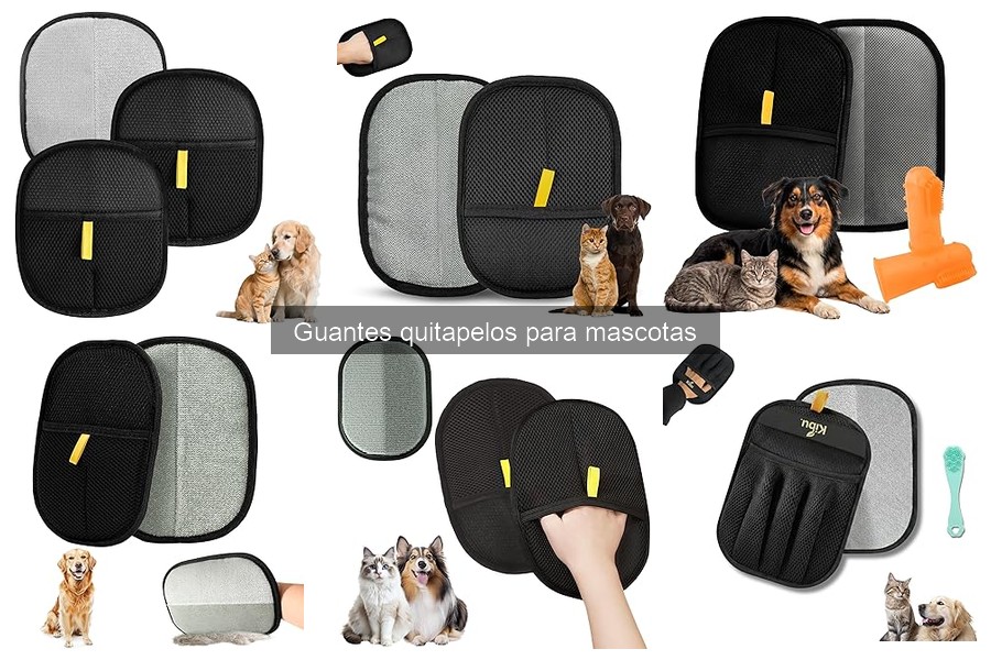 Cómo usar guantes quitapelos para mascotas de forma efectiva