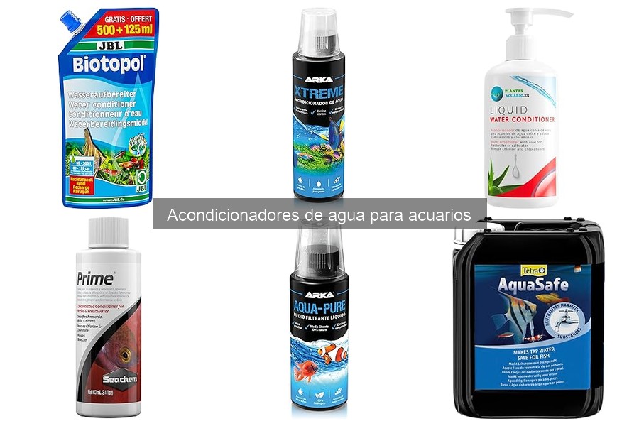 Comparativa de Acondicionadores de Agua para Acuarios