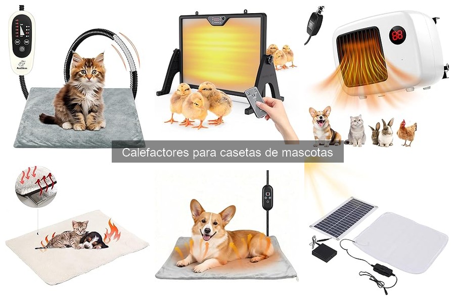 Comparativa de calefactores eléctricos y de gas para mascotas