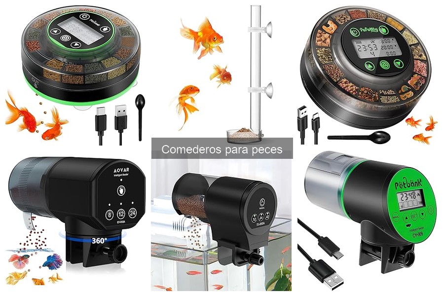 Comparativa de comederos automáticos para peces: marcas y precios