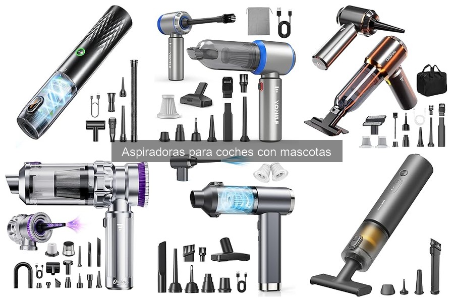 Comparativa de las Mejores Aspiradoras para Coches con Mascotas