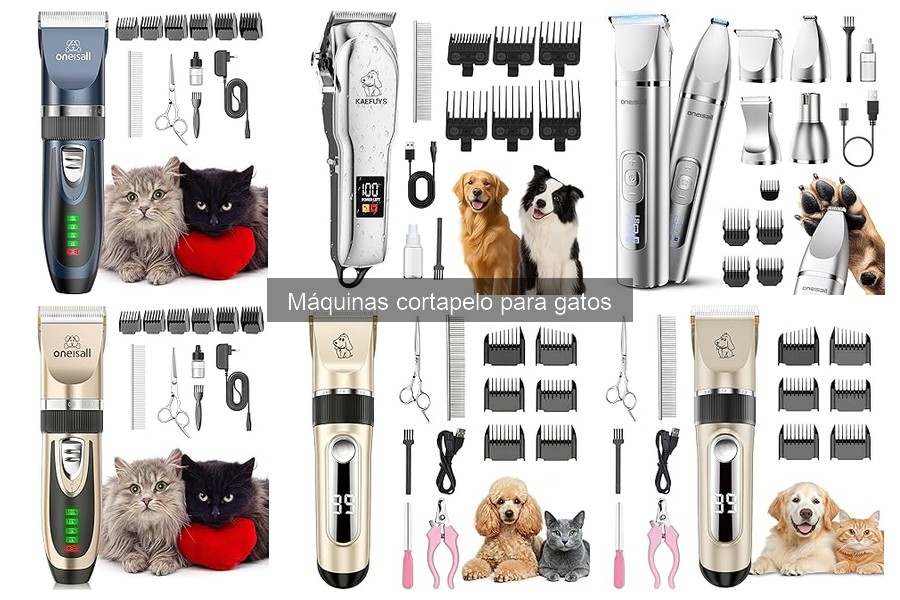 Comparativa de máquinas cortapelo para gatos: KAEFUYS vs BarberBoss