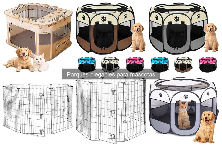 Comparativa de materiales en parques plegables para mascotas