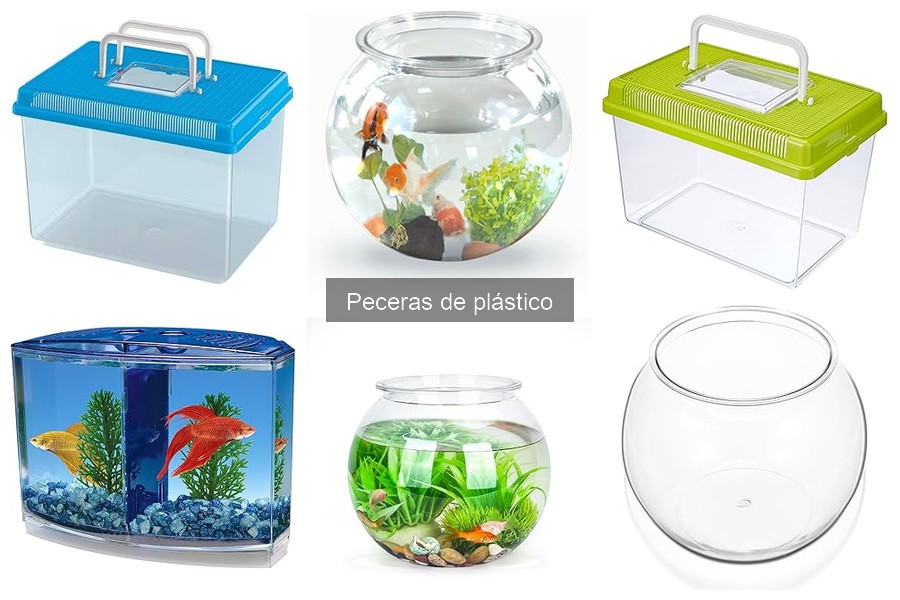 Comparativa de precios de peceras de plástico en tiendas