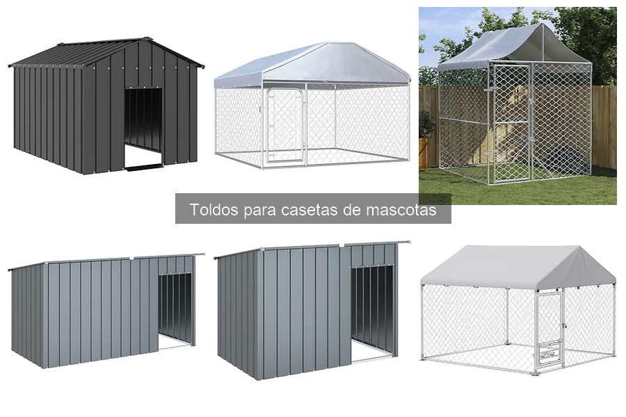Comparativa de precios de toldos para casetas de mascotas