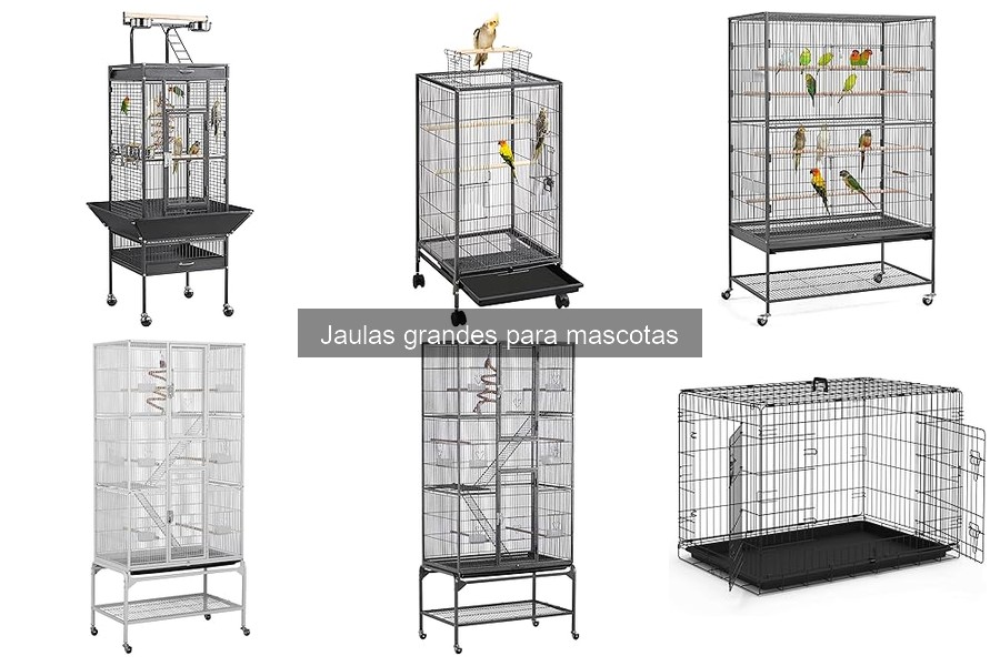 Consecuencias del uso inadecuado de jaulas grandes para mascotas