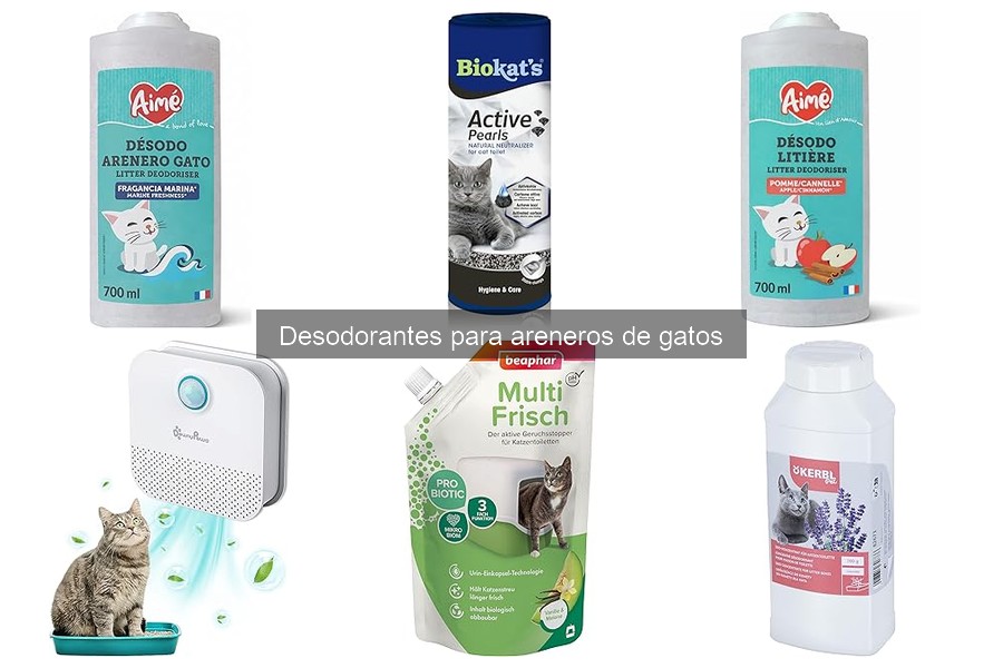 Desodorantes naturales para areneros de gatos: ¿existen?