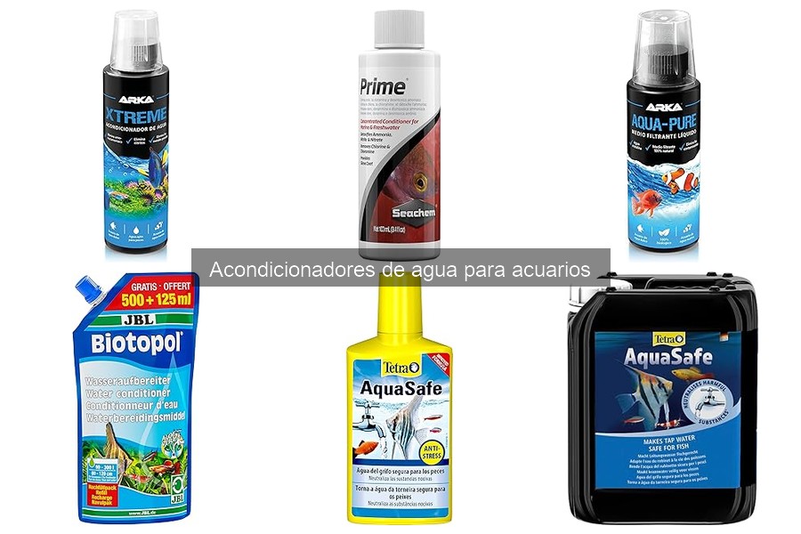¿Dónde comprar acondicionadores de agua para acuarios?