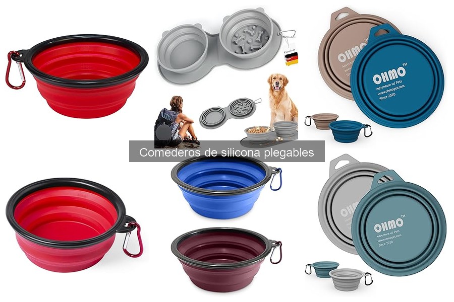 Dónde comprar comederos de silicona plegables a buen precio