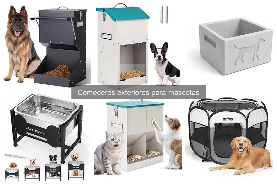 Dónde comprar comederos exteriores para mascotas a buen precio
