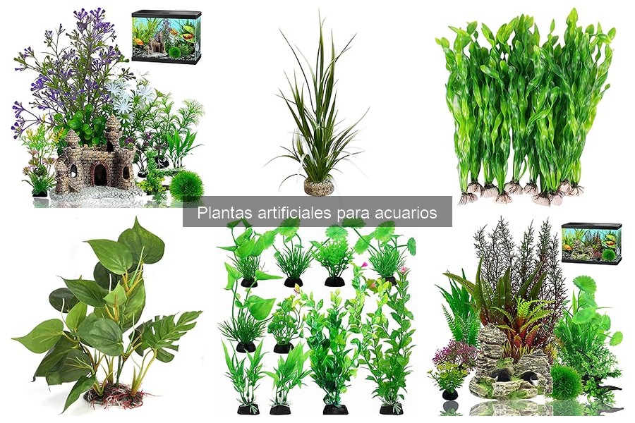 Dónde comprar plantas artificiales para acuarios con ofertas