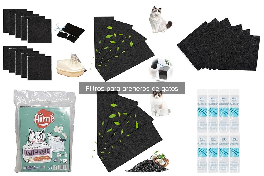 Efectividad de los filtros para areneros de gatos
