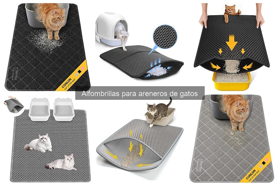 Guía de compra de alfombrillas para areneros de gatos