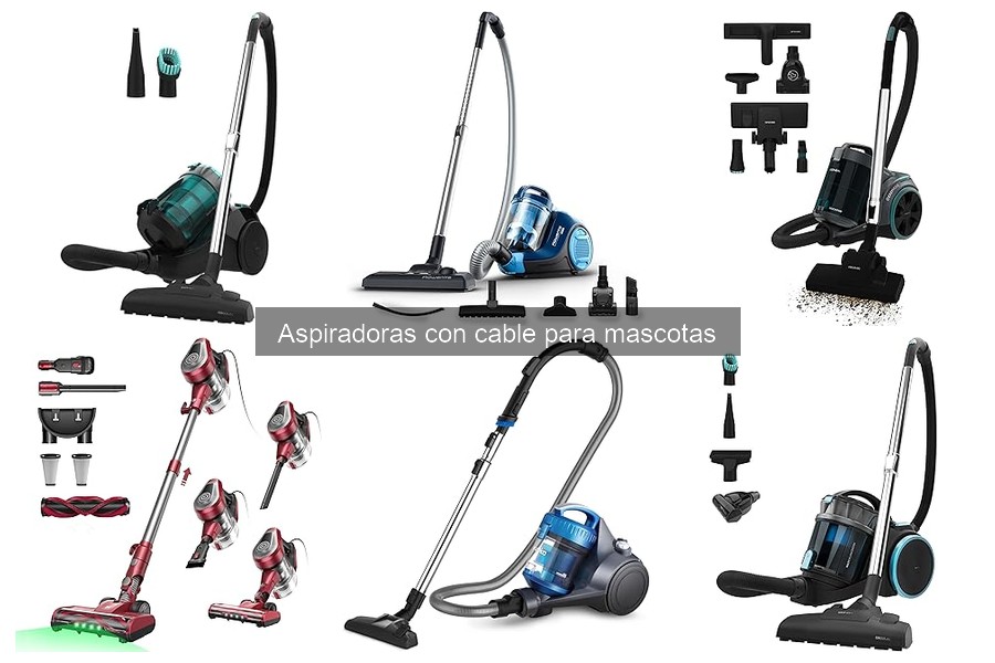 Guía de compra de aspiradoras con cable para mascotas