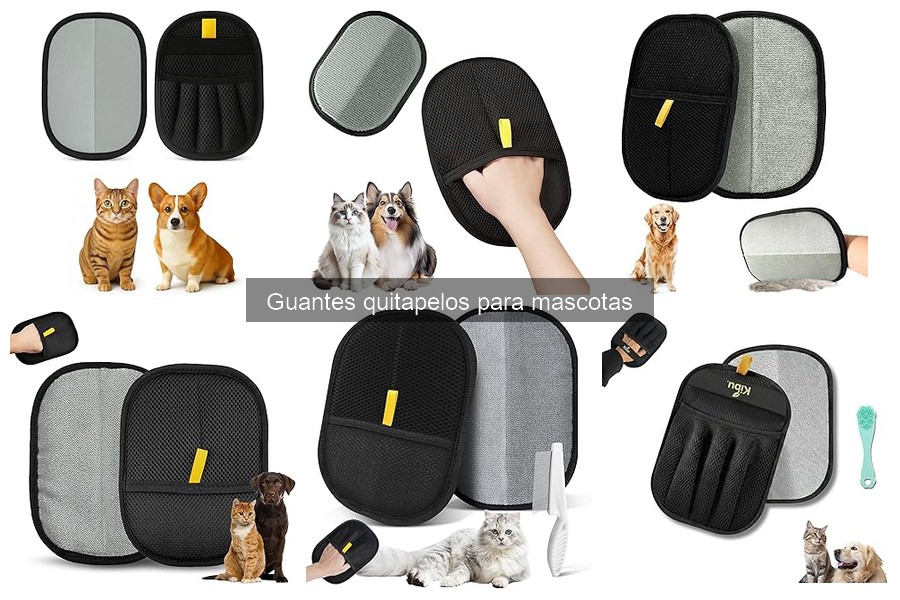 Guía de compra de guantes quitapelos para mascotas