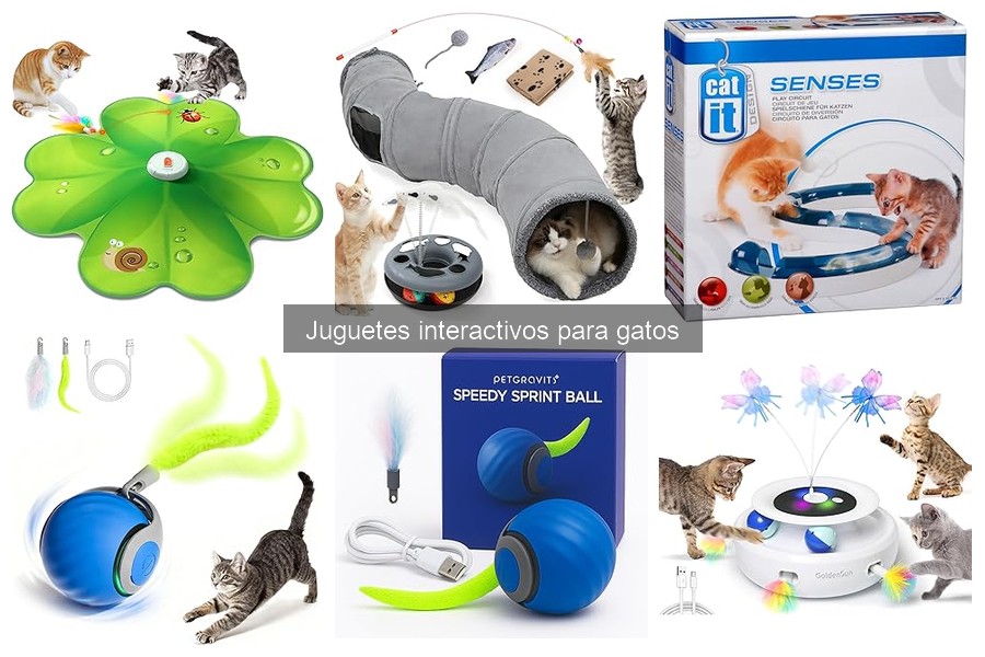 Juguetes interactivos para gatos: tipos y efectividad