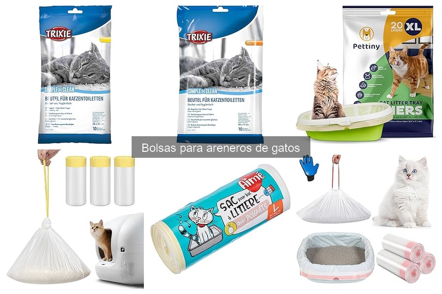 Mantén limpio el arenero de tu gato con bolsas eficaces