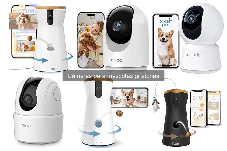 Mejor cámara giratoria para mascotas en 2023: comparativa