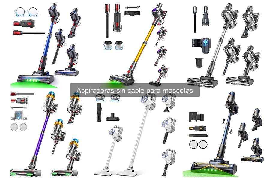 Mejores accesorios para aspiradoras sin cable para mascotas