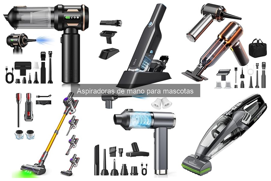 Mejores aspiradoras de mano para mascotas en 2023