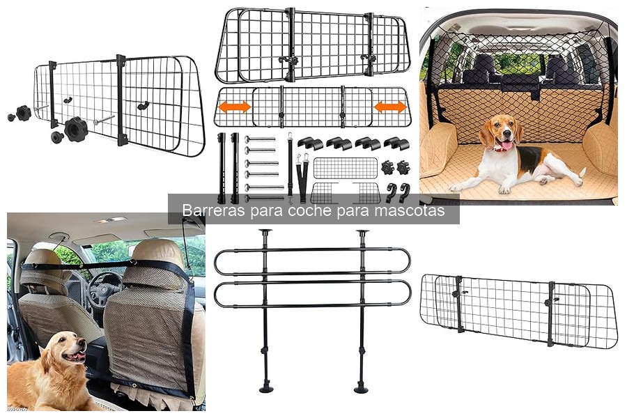 Mejores barreras para coche para mascotas: comparativa de marcas