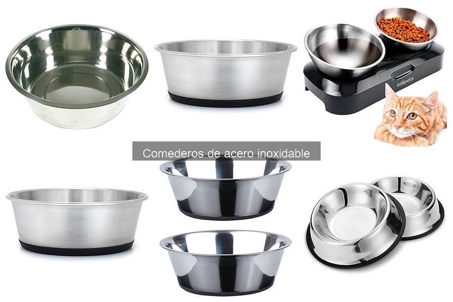 Mejores comederos de acero inoxidable para perros y gatos