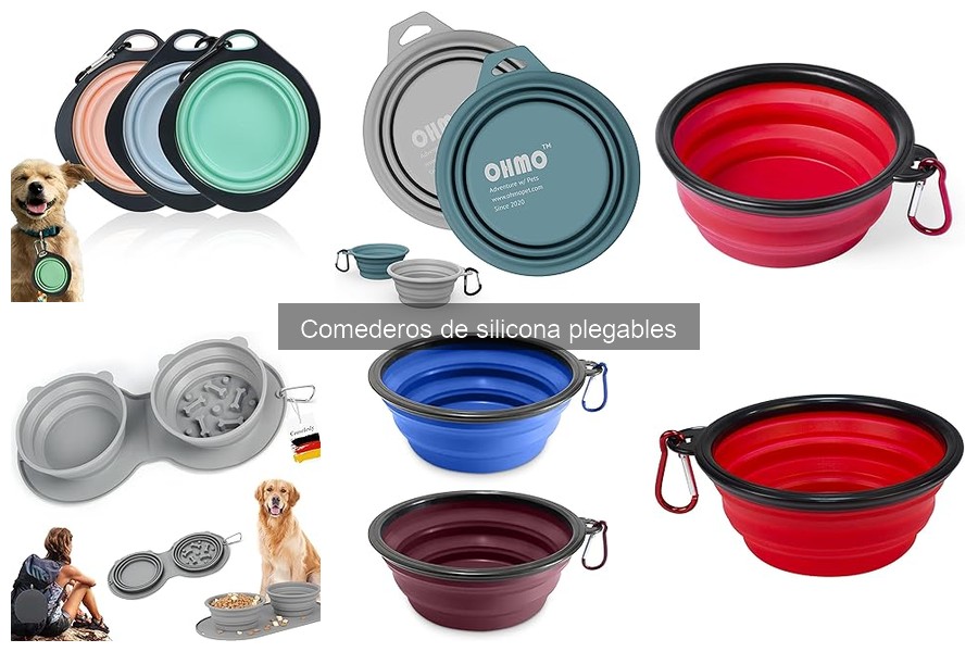 Mejores comederos de silicona plegables 2023: comparativa