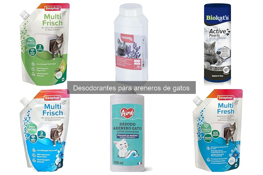 Mejores desodorantes para areneros de gatos en 2023