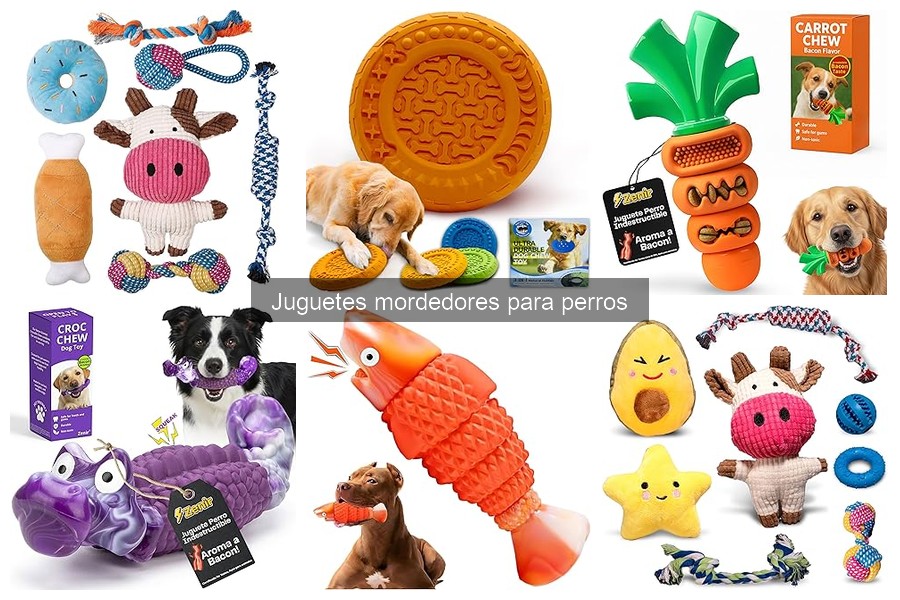 Mejores juguetes mordedores para perros grandes en 2023