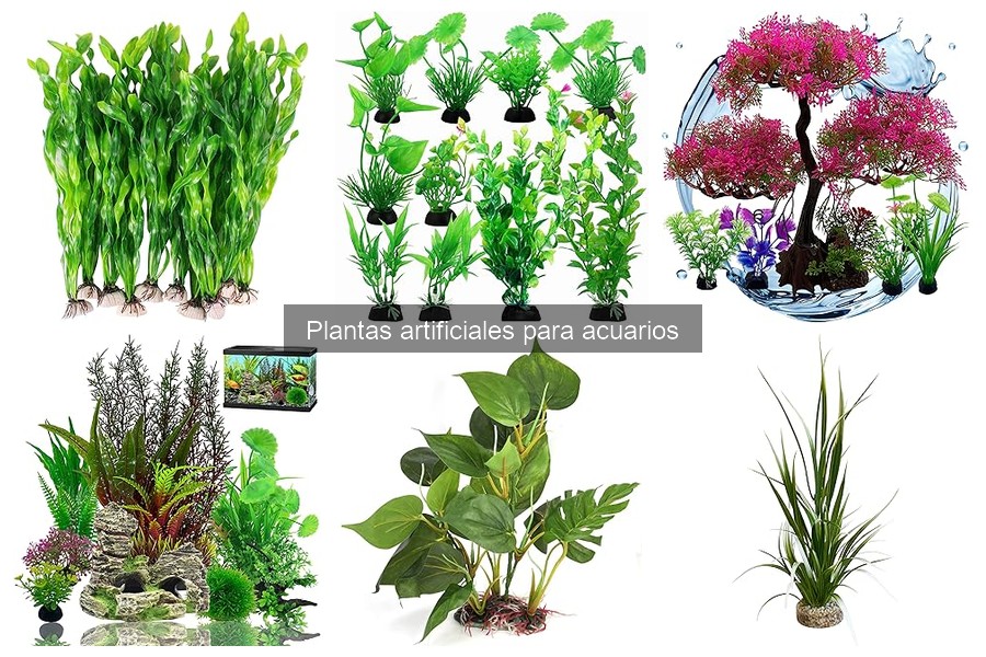 Mejores marcas de plantas artificiales para acuarios