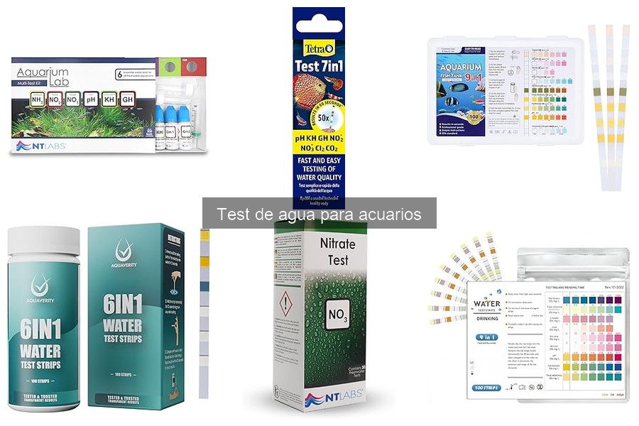 Mejores marcas de tests de agua para acuarios 2023