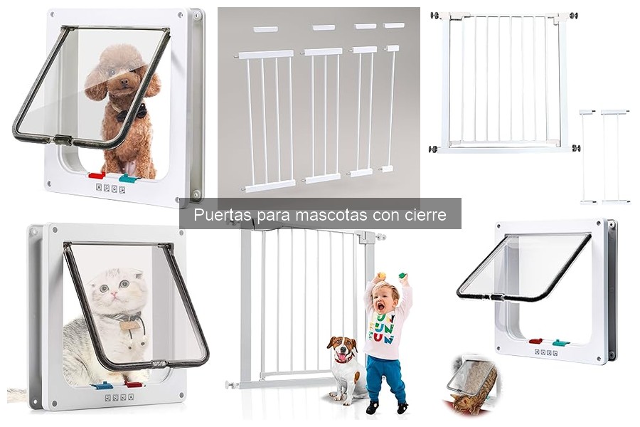 Mejores puertas para mascotas con cierre para perros